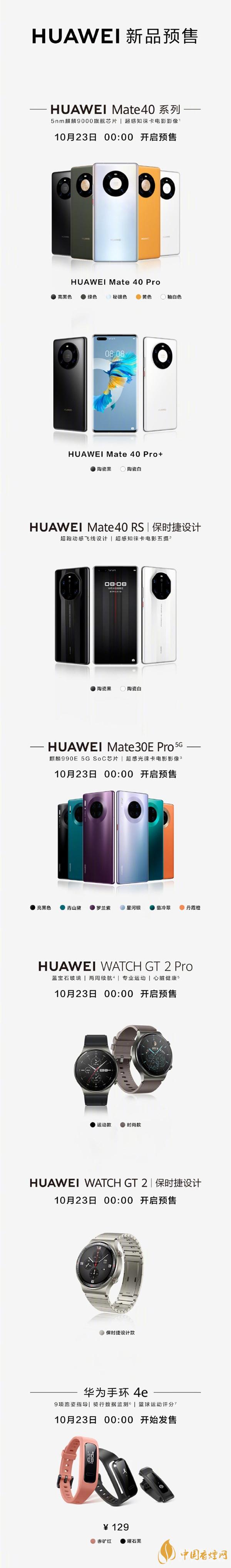 2020華為Mate40發(fā)布會發(fā)布的新品合集