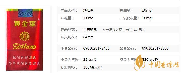 黃金葉一代天驕多少錢一盒？黃金葉一代天驕價格一覽