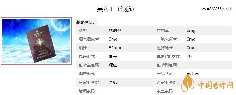 芙蓉王煙價格表和圖片2021 芙蓉王煙的寓意是什么