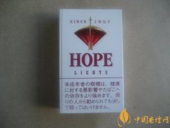 日本HOPE香煙圖片及價(jià)格表 日本免稅紅hope1957香煙多少錢(qián)一包(26元)